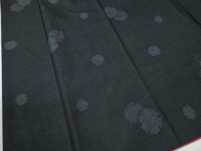 平和屋着物●結城紬 100亀甲 雪輪文 正絹 逸品 CAAW7255yc