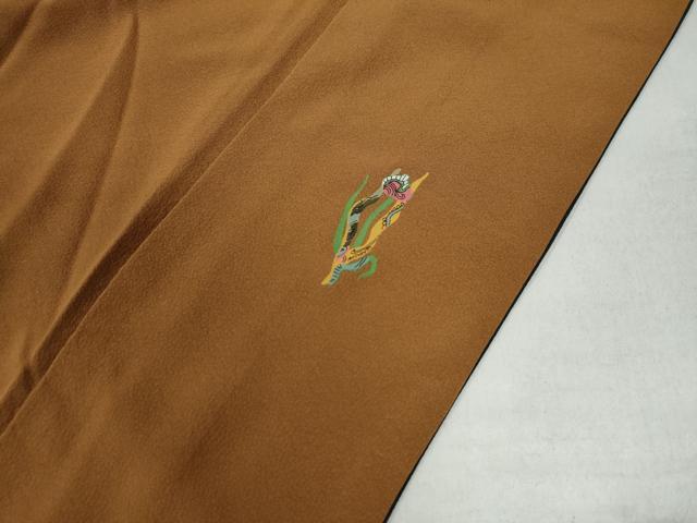 平和屋着物●訪問着 手描き 葵草花文 正絹 逸品 CAAW7263yc