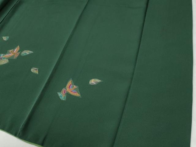 平和屋着物●訪問着 花鳥文 金彩 正絹 逸品 CAAW7294yc