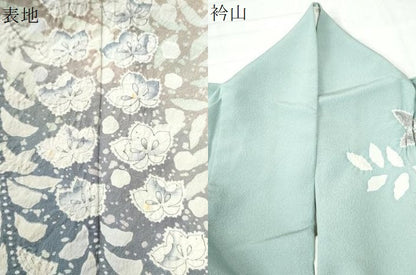 平和屋着物●訪問着　作家物　辻が花　手描き　絞り　正絹　逸品　CAAW7301yc