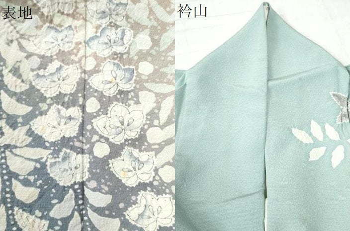 平和屋着物●訪問着　作家物　辻が花　手描き　絞り　正絹　逸品　CAAW7301yc