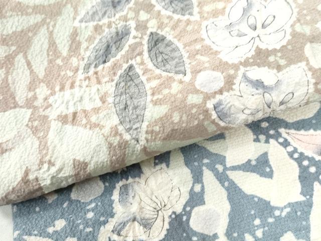 平和屋着物●訪問着　作家物　辻が花　手描き　絞り　正絹　逸品　CAAW7301yc
