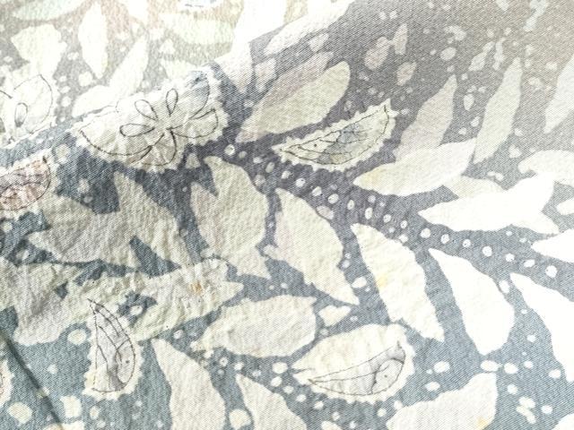 平和屋着物●訪問着　作家物　辻が花　手描き　絞り　正絹　逸品　CAAW7301yc