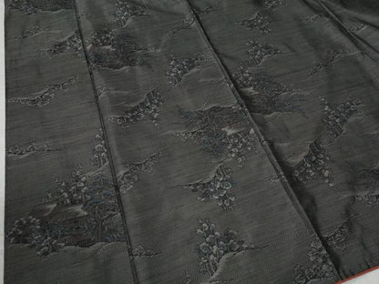 平和屋着物●本場大島紬 遠山風景文 正絹 逸品 CAAW7312yc