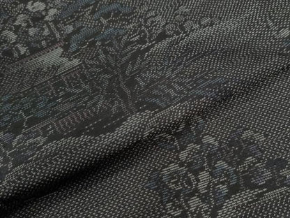 平和屋着物●本場大島紬 遠山風景文 正絹 逸品 CAAW7312yc