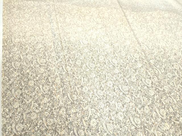 平和屋着物●訪問着　杢目絞り　草花文　暈し染め　正絹　逸品　CAAW7322yc
