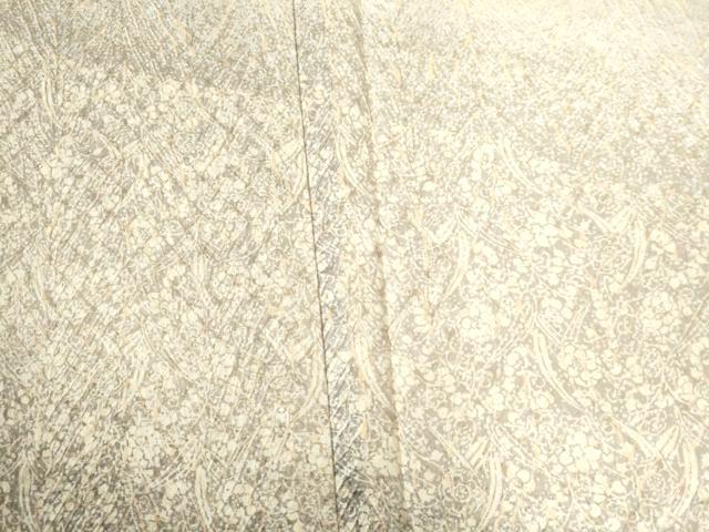 平和屋着物●訪問着　杢目絞り　草花文　暈し染め　正絹　逸品　CAAW7322yc