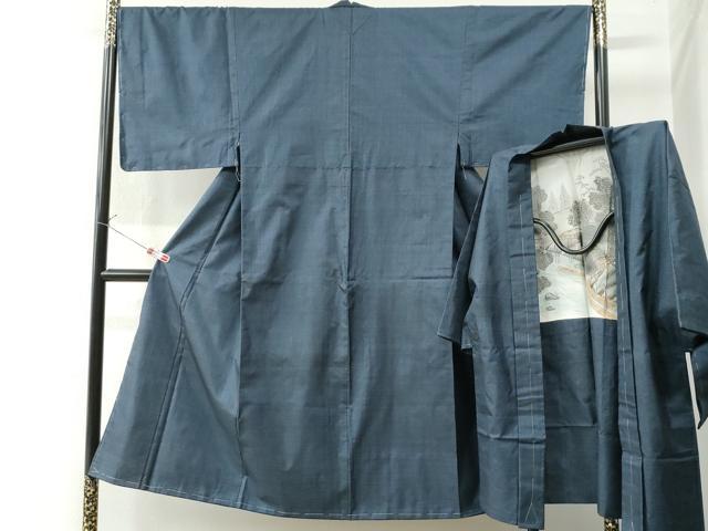 平和屋着物●男性 本場大島紬 アンサンブル 100亀甲 総詰め 正絹 逸品 未使用 CAAW7366yc