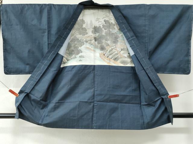 平和屋着物●男性 本場大島紬 アンサンブル 100亀甲 総詰め 正絹 逸品 未使用 CAAW7366yc