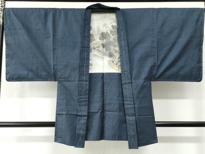 平和屋着物●男性 本場大島紬 アンサンブル 100亀甲 総詰め 正絹 逸品 未使用 CAAW7366yc