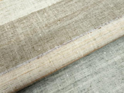 平和屋着物●上質な紬　横段文　胴抜き仕立て　正絹　逸品　CAAW7398yc