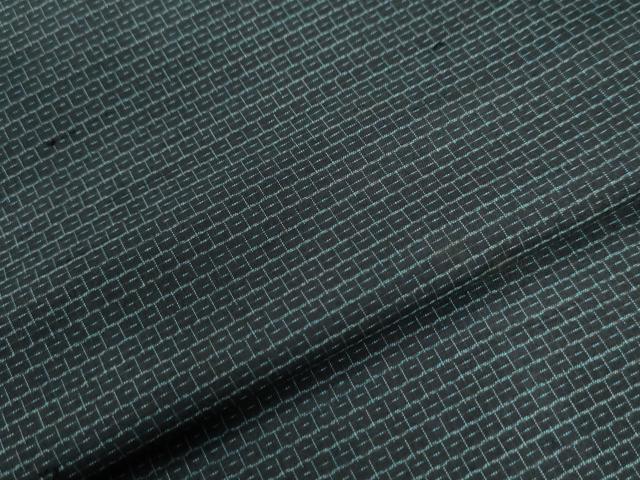 平和屋着物●男性 本場大島紬 アンサンブル 80亀甲 総詰め 正絹 逸品 CAAW7420yc
