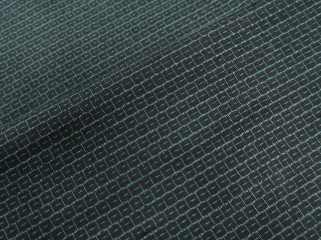 平和屋着物●男性 本場大島紬 アンサンブル 80亀甲 総詰め 正絹 逸品 CAAW7420yc