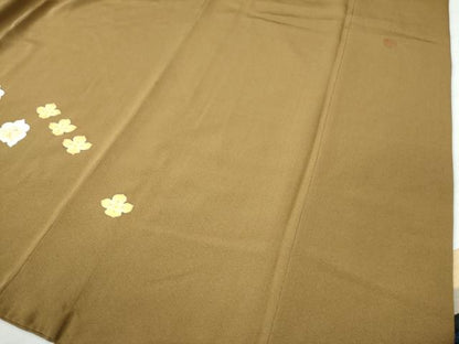 平和屋着物●京友禅作家 光永正美 訪問着 舞花文 たたき染め 正絹 逸品 CAAW7444yc