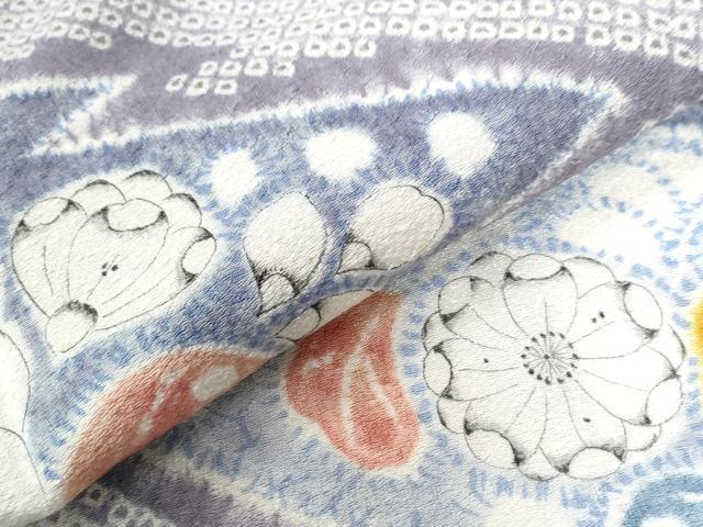 平和屋着物●訪問着 辻が花 手描き 正絹 逸品 CAAW7454yc