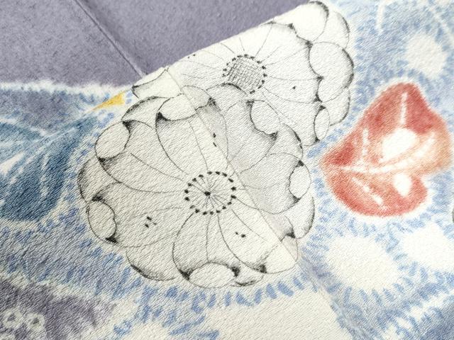 平和屋着物●訪問着 辻が花 手描き 正絹 逸品 CAAW7454yc