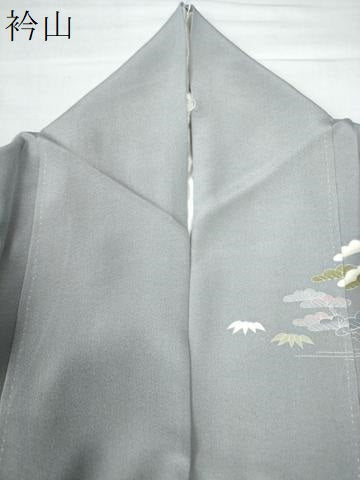 平和屋着物●訪問着 友禅 作家物 浜松風景文 暈し染め 正絹 逸品 CAAW7463yc