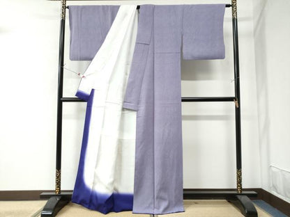 平和屋着物●伝統工芸士　保科信　江戸小紋　鮫小紋柄　正絹　逸品　CAAW7472yc