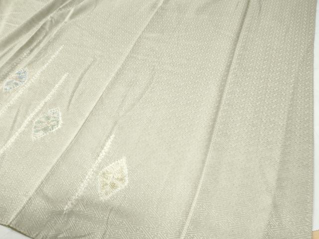 平和屋着物●訪問着　絞り　菱吉祥文　正絹　逸品　CAAW7504yc