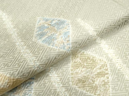 平和屋着物●訪問着　絞り　菱吉祥文　正絹　逸品　CAAW7504yc