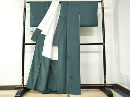 平和屋着物●豪華色留袖 文字文 虫襖色 正絹 逸品 CAAW7506yc