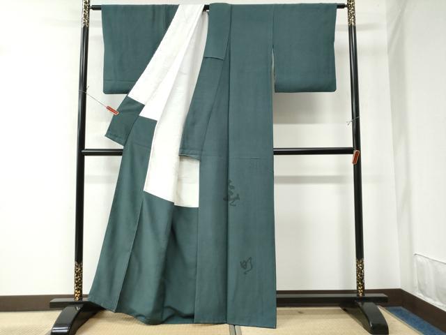 平和屋着物●豪華色留袖 文字文 虫襖色 正絹 逸品 CAAW7506yc