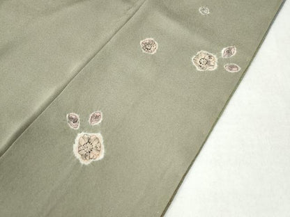 平和屋着物●訪問着 辻が花 手描き 刺繍 暈し染め 金糸 正絹 逸品 CAAW7513yc