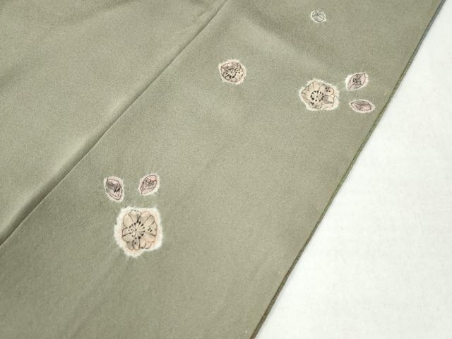 平和屋着物●訪問着 辻が花 手描き 刺繍 暈し染め 金糸 正絹 逸品 CAAW7513yc