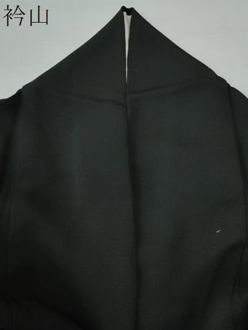 平和屋着物●訪問着　飛鶴文　黒地　正絹　逸品　CAAW7529yc
