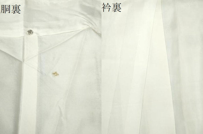 平和屋着物●結城紬　100亀甲　エ霞草花文　証紙付き　正絹　逸品　未使用　CAAW7537yc