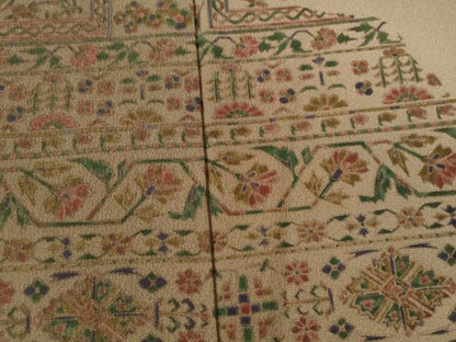 平和屋着物●訪問着 更紗吉祥花文 正絹 逸品 CAAW7543yc