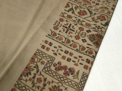 平和屋着物●訪問着 更紗吉祥花文 正絹 逸品 CAAW7543yc