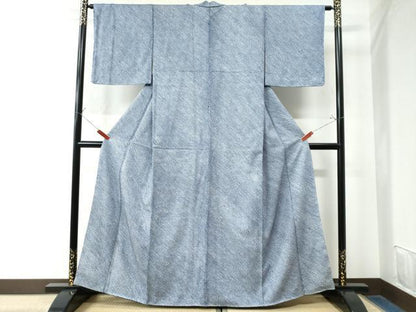 平和屋着物●大変加工の良い総絞り小紋　正絹　逸品　未使用　CAAW7580yc