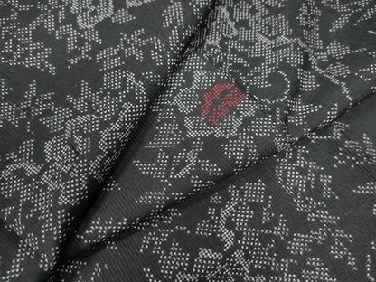 平和屋着物●本場大島紬 7マルキ 草花文 正絹 逸品 未使用 CAAW7631yc