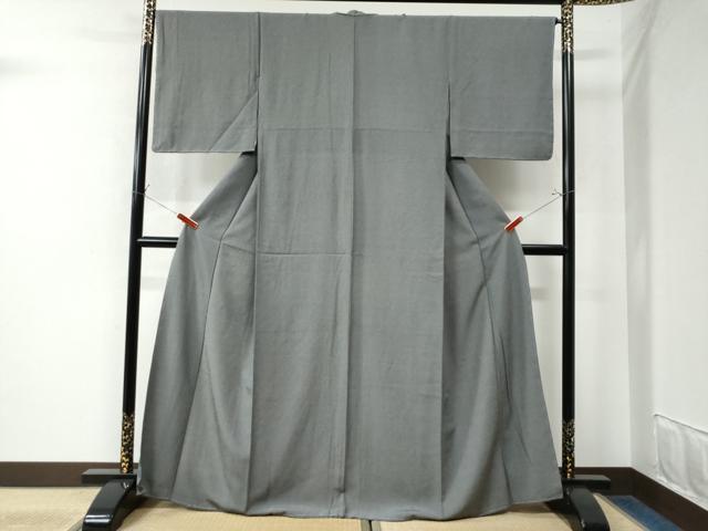 平和屋着物●江戸小紋　行儀　黒地　正絹　逸品　未使用　CAAW7632yc
