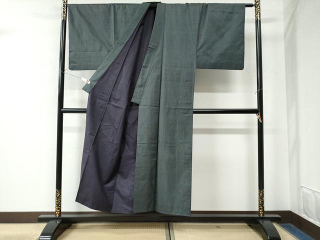平和屋着物●男性　本場大島紬　100亀甲　総詰め　正絹　逸品　CAAW7637yc