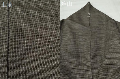 平和屋着物●本場大島紬　100亀甲　総詰め　正絹　逸品　CAAW7638yc