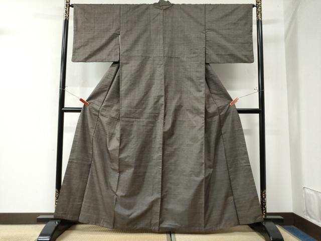 平和屋着物●本場大島紬　100亀甲　総詰め　正絹　逸品　CAAW7638yc