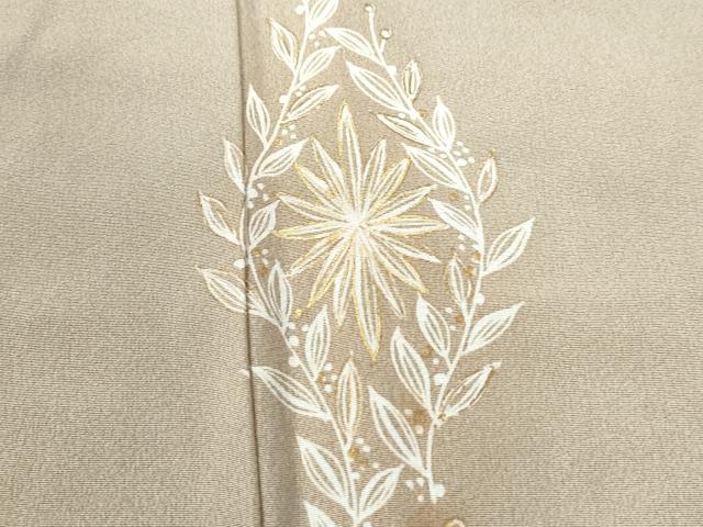平和屋着物●訪問着　花唐草文　金彩　正絹　逸品　CAAW7650yc