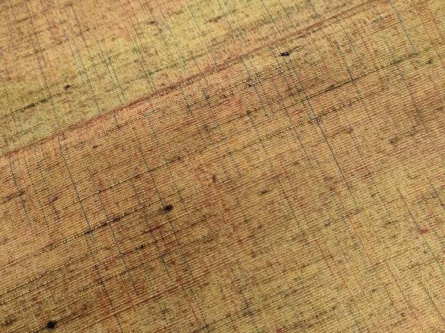 平和屋着物●上質な紬 霞文 正絹 逸品 CAAW7660yc