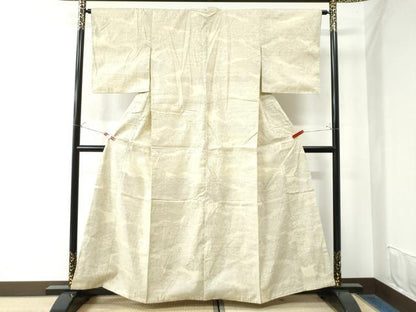 平和屋着物●本塩沢 雲重ね吉祥文 正絹 逸品 CAAW7706yc