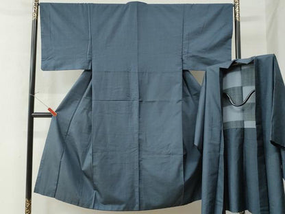 平和屋着物●男性 本場大島紬 アンサンブル 100亀甲 総詰め 正絹 逸品 CAAW7729yc