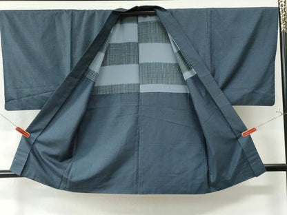 平和屋着物●男性 本場大島紬 アンサンブル 100亀甲 総詰め 正絹 逸品 CAAW7729yc