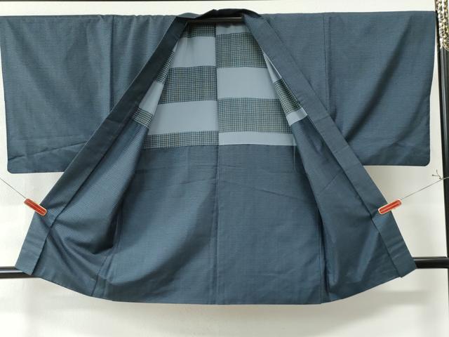 平和屋着物●男性 本場大島紬 アンサンブル 100亀甲 総詰め 正絹 逸品 CAAW7729yc