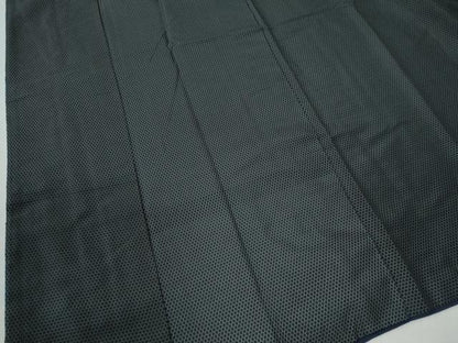 平和屋着物●男性 お召 アンサンブル 亀甲柄 キングサイズ 正絹 逸品 CAAW7742yc
