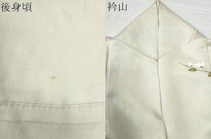 平和屋着物●訪問着　友禅　枝花文　正絹　逸品　CAAW7758yc