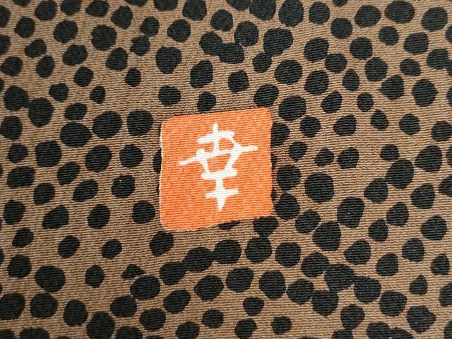 平和屋着物●ファッションデザイナー 花井幸子　小紋　立波花文　正絹　逸品　CAAW7801yc