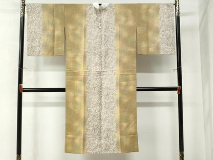 平和屋着物●長襦袢 無双仕立て 墨流し文様 暈し染め 正絹 逸品 CAAW7804yc