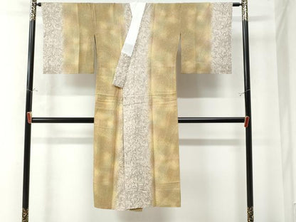 平和屋着物●長襦袢 無双仕立て 墨流し文様 暈し染め 正絹 逸品 CAAW7804yc