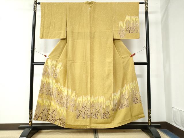 平和屋着物●訪問着 芒 正絹 逸品 未使用 CAAW7813yc